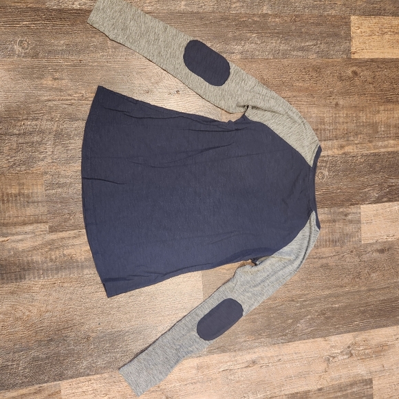 boxercraft University of Michigan Raglan Long Sleeve with Elbow Patches - Picture 2 of 3